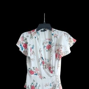 Timing White and Pink Top